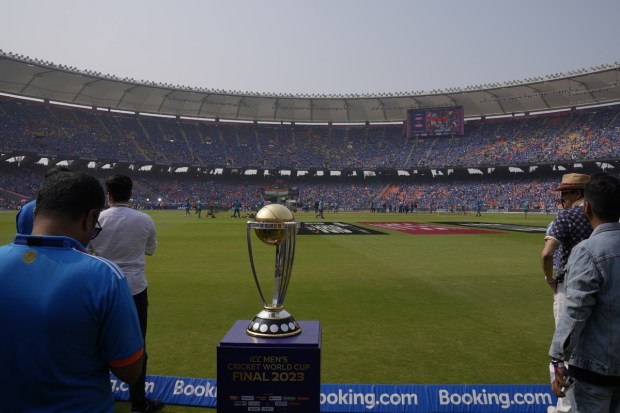 At least 20 charter flights with dignitaries, politicians, business men and Bollywood personalities are supposed to land in Ahmedabad for the game. (AP Photo)