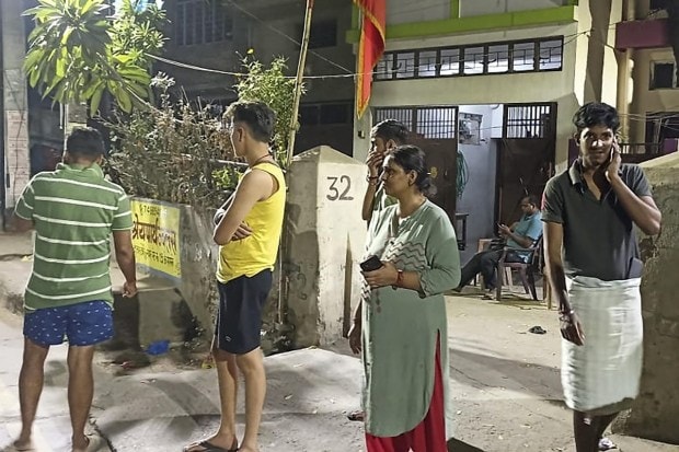 Strong tremors were felt in several districts of Bihar as an earthquake of magnitude 6.4 struck neighbouring Nepal. However, no loss of life or damage to property was reported in the state. According to the Bihar Disaster Management Department, the tremors were felt in Patna, Katihar, East Champaran, Darbhanga, Muzaffarpur, West Champaran, Sasaram, Nawada and several other districts along the India-Nepal border. (PTI Photo)