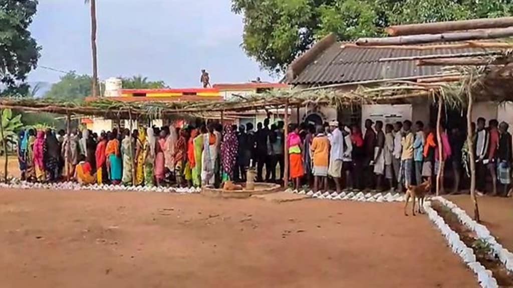 Madhya Pradesh Assembly Election 2023: Stone pelting reported at two polling booths in Morena, two injured