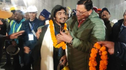 uttarkashi tunnel workers rescued uttarkashi tunnel workers rescued