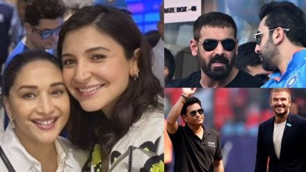 Anushka sharma, virat kohli, david beckham, kiara advani, siddharth malhotra, ranbir kapoor, sachin tendulkar, john abraham, shahid kapoor, mira rajput, rajnikanth, madhuri dixit, icc world cup, icc world cup 2023, icc world cup 2023 semi final, india, new zealand, icc world cup 2023 final