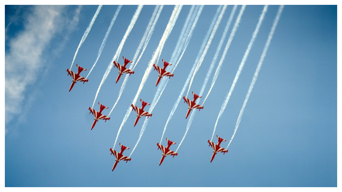 IAF show at world cup 2023 final
