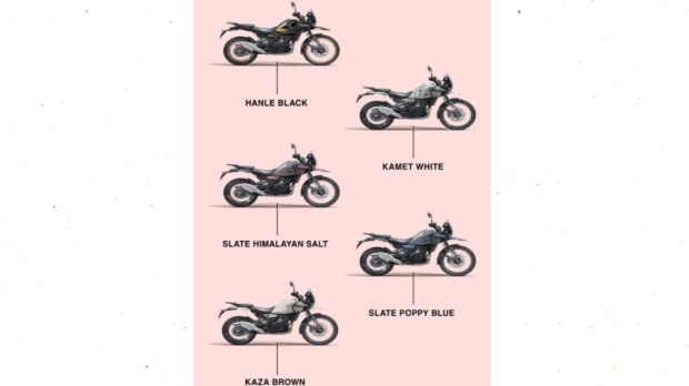 Himalayan 450 colour options