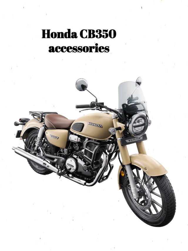 Honda CB350 accessories web story