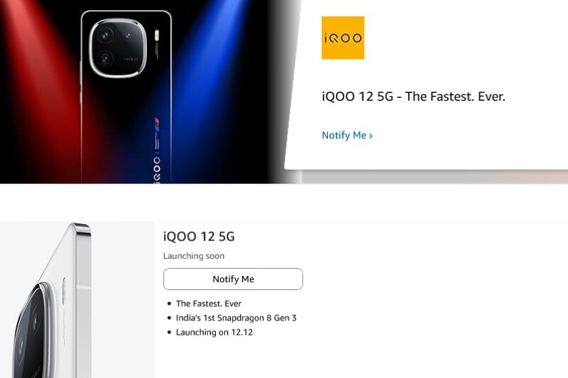 iQOO 12 5G India launch
