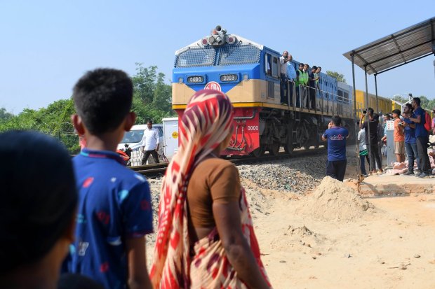 The agreement to lay the tracks from Akhaura in Brahmanbaria to Nischintapur of Agartala was reached during the visit of Bangladesh Prime Minister Sheikh Hasina to New Delhi in January 2010.(Express Photo)