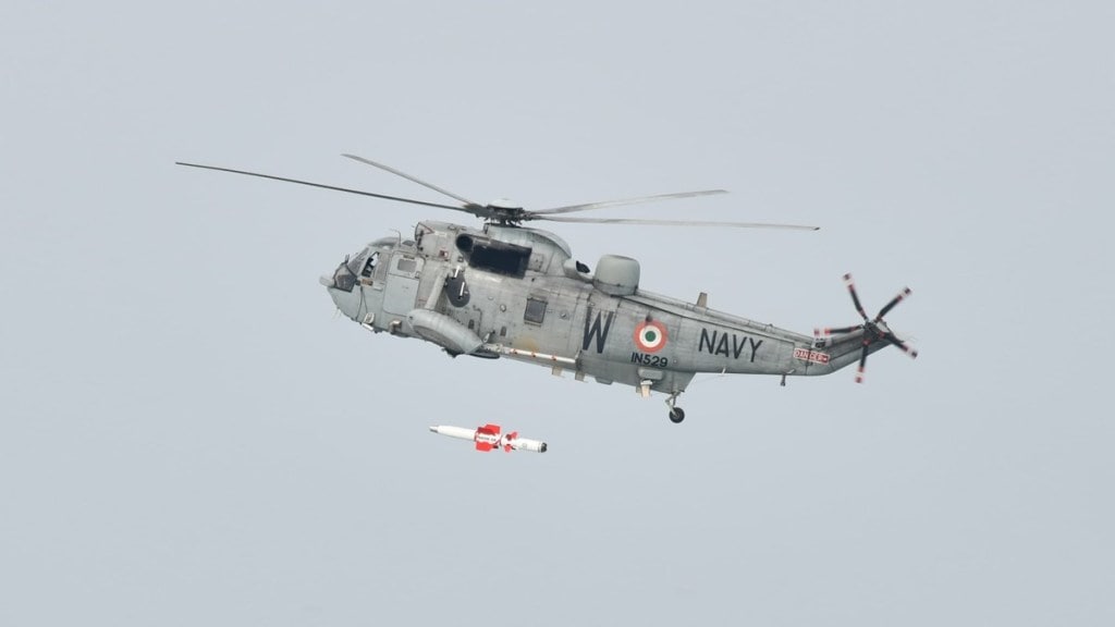 Navy, DRDO, Seaking 42B helicopter, naval anti-ship missile, latest news, top news, business news, defence news, rajnath singh,