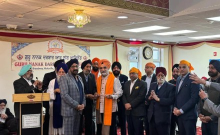 Indian envoy Taranjit Singh Sandhu heckled by pro-Khalistan group at US gurdwara