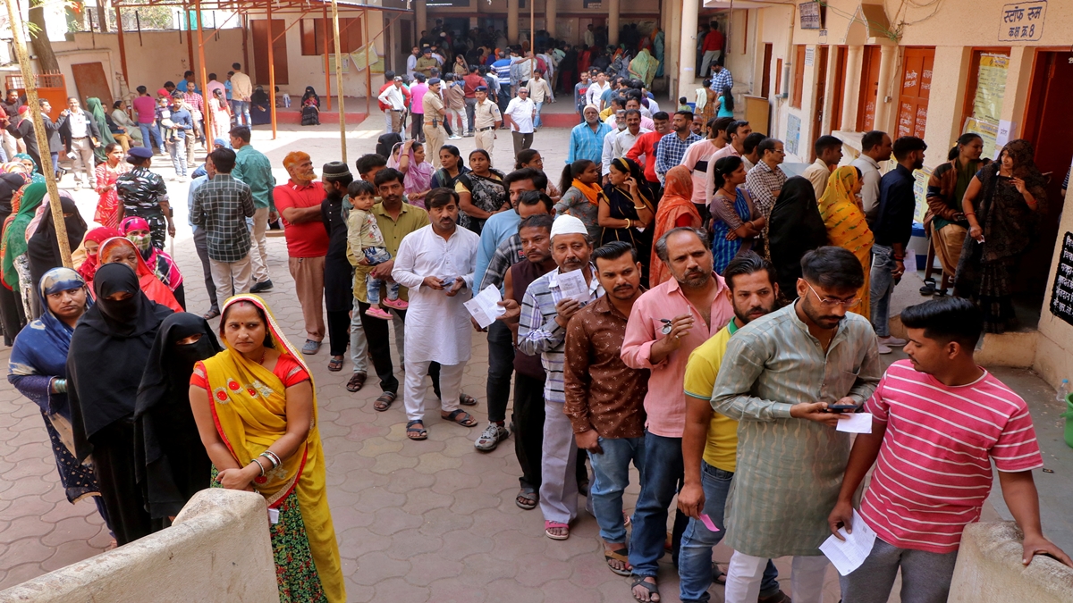MP Election 2023: Re-Polling underway in Bhind, Collector assures peaceful proceedings MP Election 2023: Re-Polling underway in Bhind, Collector assures peaceful proceedings