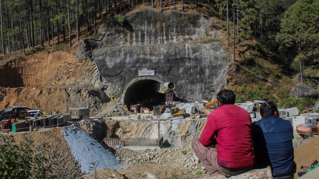 Silkyara Tunnel collapse in Uttarkashi, Uttarkashi Tunnel collapse, Silkyara Tunnel, Silkyara Tunnel collapse, Tunnel collapse, under-construction tunnels, NHAI Silkyara Tunnel collapse in Uttarkashi, Uttarkashi Tunnel collapse, Silkyara Tunnel, Silkyara Tunnel collapse, Tunnel collapse, under-construction tunnels, NHAI