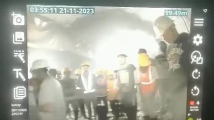 First visuals of workers trapped in Uttarkashi tunnel emerge after 10 days | Video