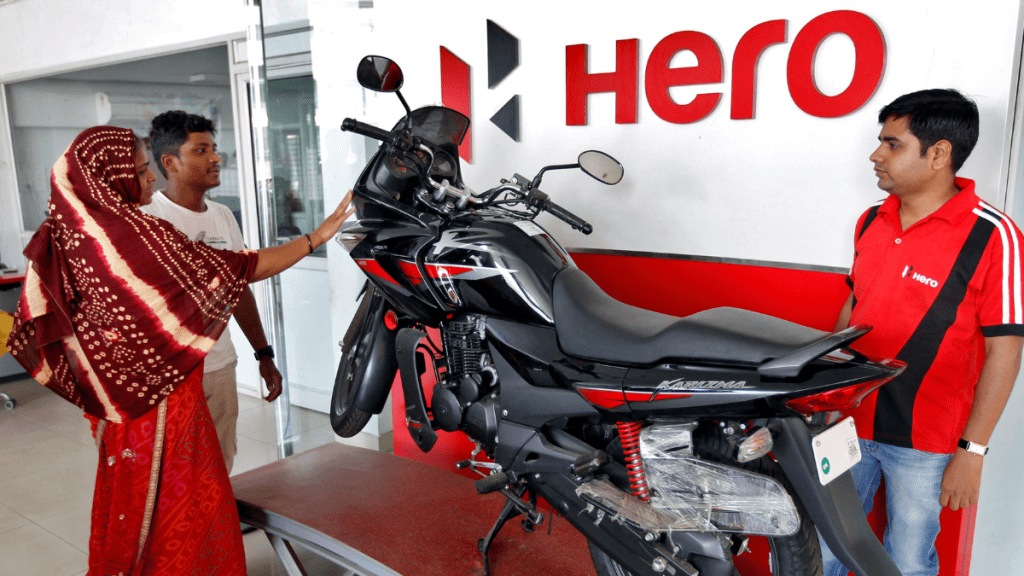hero motocorp share, q2 results, record high, jefferies, outlook,
