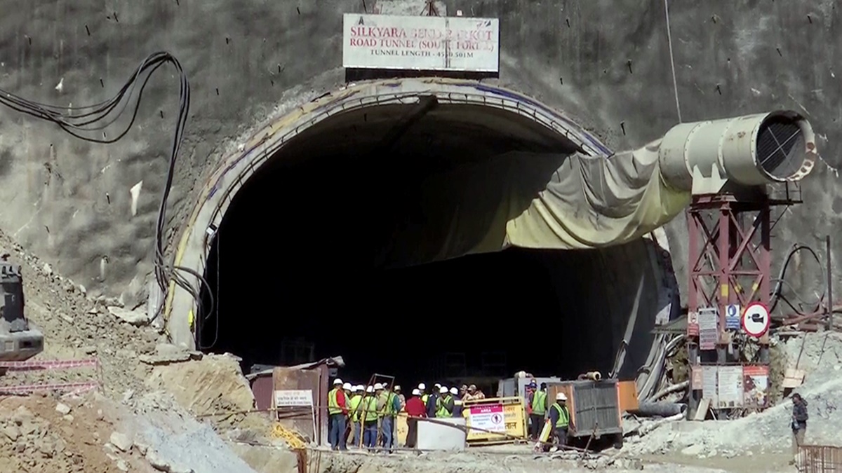 Uttarkashi tunnel collapse Uttarkashi tunnel collapse