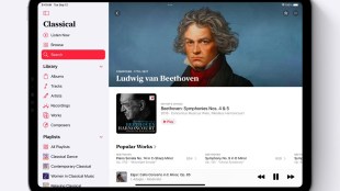 Apple Music Classical iPad app