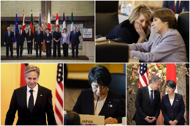 G7 counterparts began two days of talks in Tokyo, Japan. Since before Russia’s invasion of Ukraine, the G7 has held together in defense of the international order that emerged from the destruction of World War II. Despite some fraying around the edges, the group has preserved a unified front in condemning and opposing Russia’s war. US Secretary of State Antony Blinken said it was critically important for the group to show unity as it has over Russia’s war in Ukraine and other major issues and prevent existing differences on Gaza from deepening. Here is glimpse from the summit.(AP Photo)