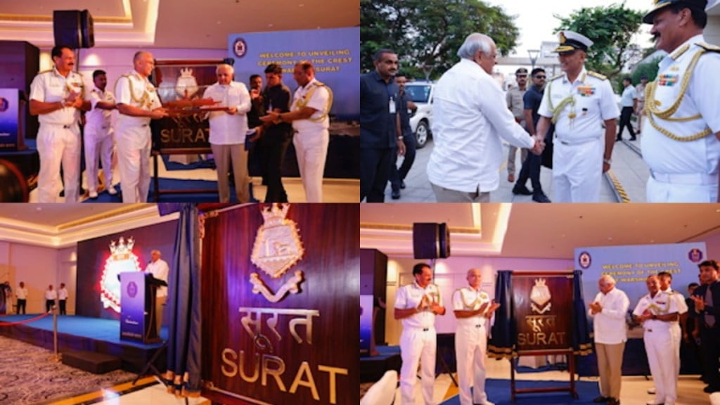 Indian Navy's Surat Warship, Surat Warship, Indian Navy, Indian Navy Warship, defence news, defence