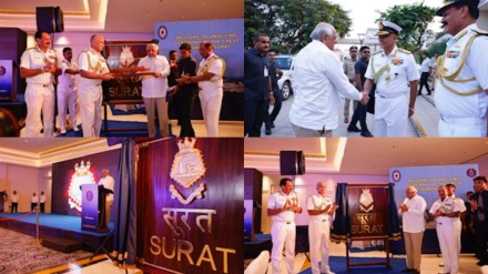 Indian Navy's Surat Warship, Surat Warship, Indian Navy, Indian Navy Warship, defence news, defence Indian Navy's Surat Warship, Surat Warship, Indian Navy, Indian Navy Warship, defence news, defence