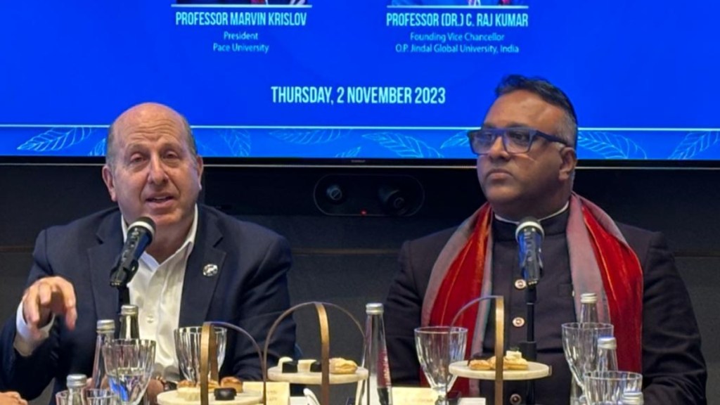 Pace University and O.P. Jindal Global University forges stronger ties with exciting collaborative ventures Pace University and O.P. Jindal Global University forges stronger ties with exciting collaborative ventures