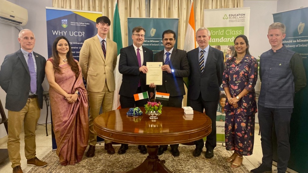 University College Dublin partners with Vellore Institute of Technology; aims to boost cross border collaboration. University College Dublin partners with Vellore Institute of Technology; aims to boost cross border collaboration.