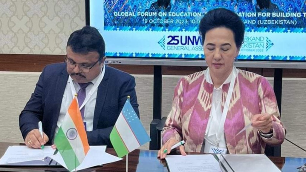 Samarkand Institute of Economics and Services, Uzbekistan establishes MoU with University of Delhi