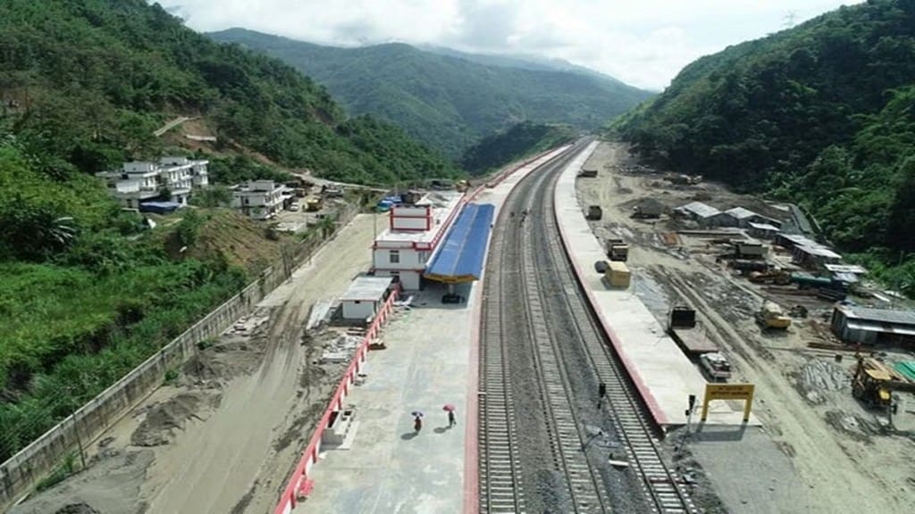 Jiribam-Imphal Railway Project, Noney bridge, Northeast railway connectivity