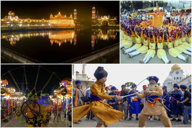 On Monday, on the occasion of Guru Nanak Jayanti, the sacred shrine Golden Temple was illuminated. The festival is also known as Gurpurab.It is a holy festival that marks the birth anniversary of the first guru of Sikhism, Guru Nanak Dev. He was also the founder of Sikhism.The celebration is well known for its fervent devotion, spiritual gatherings, and the recitation of hymns from the Guru Granth Sahib, the holy scripture of Sikhism.Annually, the auspicious occasion is held on the full moon date of Kartik month, also known as Kartik Purnima. Parkash Utsav is also celebrated on this day.Here are some photos related to Guru Nanak Jayanti. Have a look: