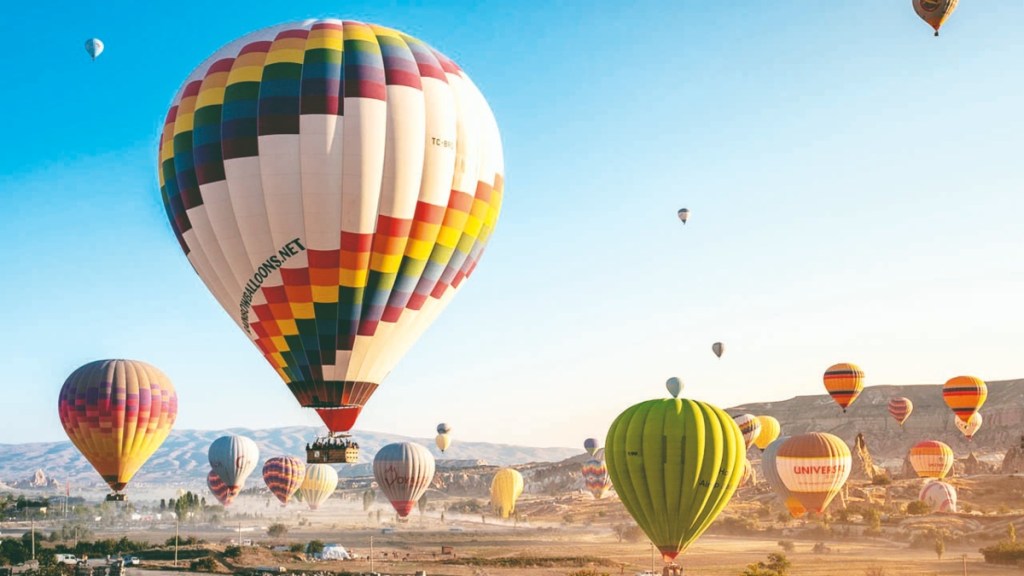 Hot air balloon ride, hot air balloon uber, uber news, UNESCO World Heritage Göreme National Park