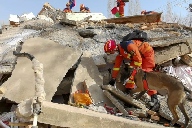 Some residents of Jishishan county reported cracks in their walls, but no collapse. (AP)