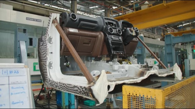 5-door Mahindra Thar dashboard