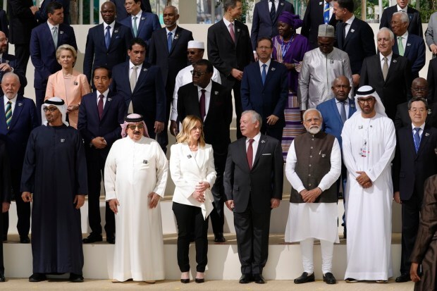 He criticises the small section of humanity that has exploited nature and caused the climate crisis, especially for the Global South. Modi calls for global cooperation and solidarity to combat climate change and urges rich nations to reduce their carbon footprint and transfer technologies. (PTI photo)