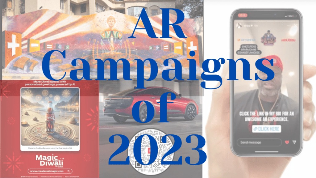 As 2023 nears an end, BrandWagon Online takes a look at some of the AR ad campaigns of this year As 2023 nears an end, BrandWagon Online takes a look at some of the AR ad campaigns of this year