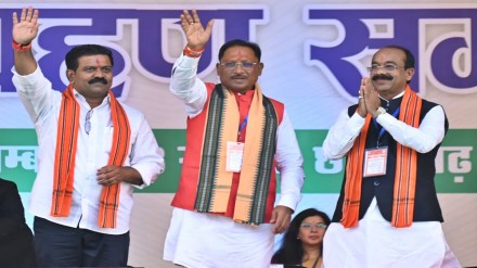 Chhattisgarh Elections 2023: Vishnu Deo Sai takes oath as Chhattisgarh Chief Minister along with two deputy CMs