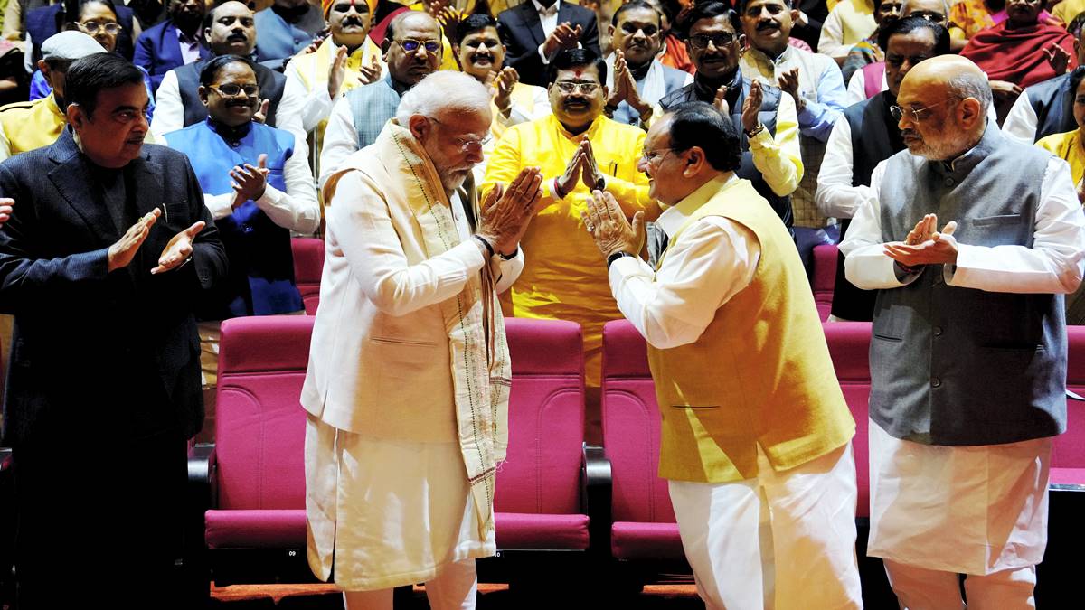Modi as mascot, BJP launches Lok Sabha 2024 campaign song Modi as mascot, BJP launches Lok Sabha 2024 campaign song