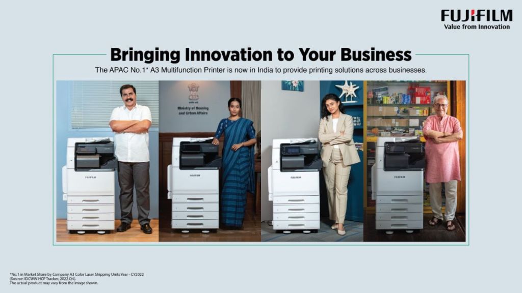 The brand film of Fujifilm Multifunction Printer aims to establish how the new offering will be a value proposition to government e-marketplace, corporate clients, businesses and printing industry