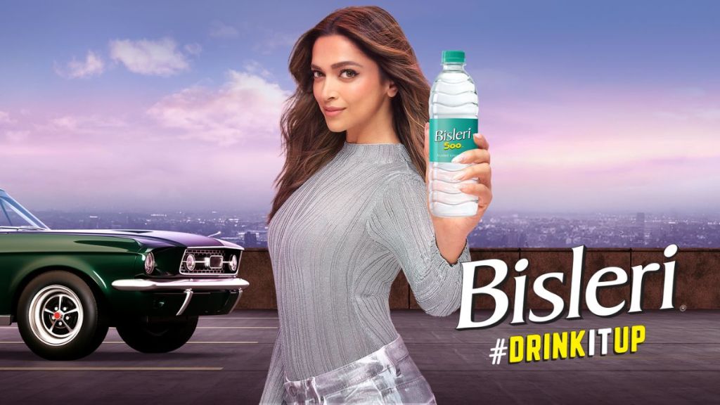 Padukone will also be part of all Bisleri product packaging