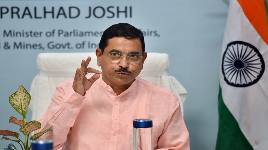 Union minister Pralhad Joshi backs demand for 60% shop signages in Kannada