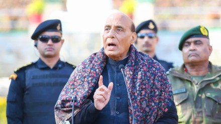 The minister was given a detailed brief on the prevalent security situation, counter-infiltration grid and operational preparedness. (Image/MoD)