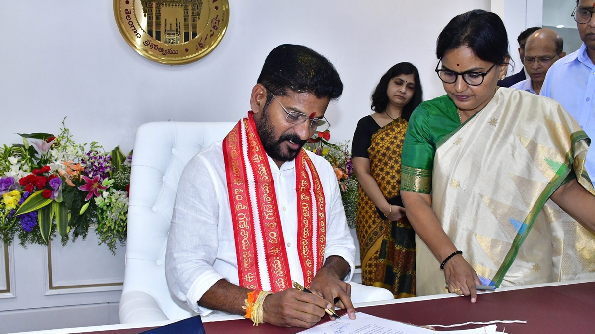 Telangana Chief Minister A Revanth Reddy Telangana Chief Minister A Revanth Reddy