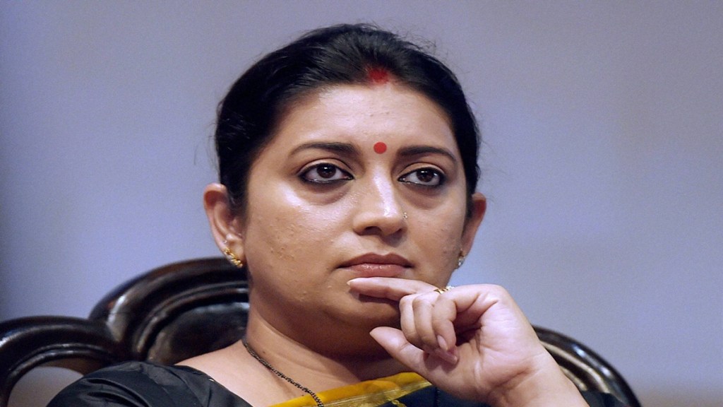 Union Women and Child Development Minister Smriti Irani clarified that there is currently no government proposal under consideration to mandate paid menstrual leave across all workplaces in India. (Image: PTI)
