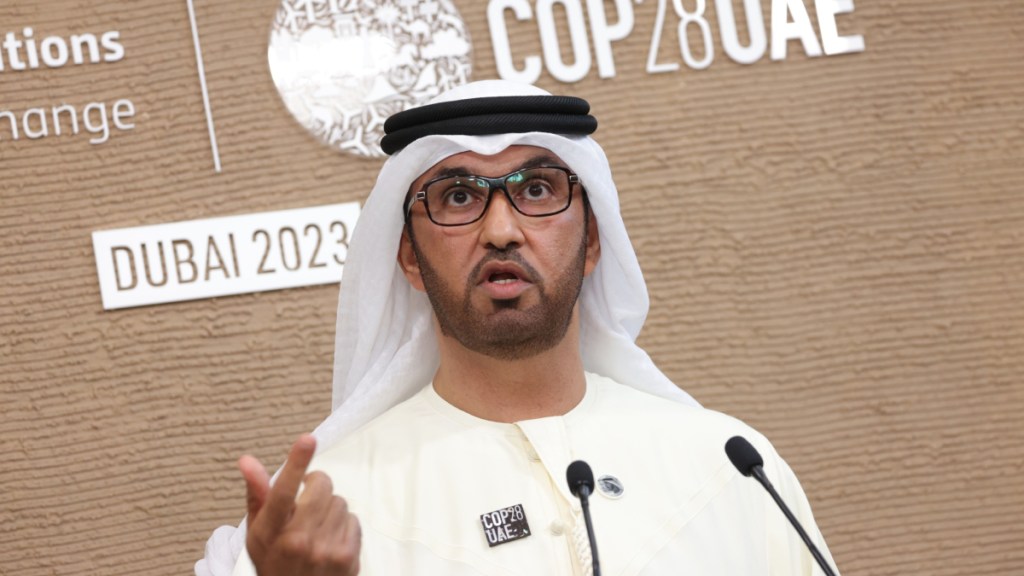 Sultan Al Jaber at COP28 in Dubai