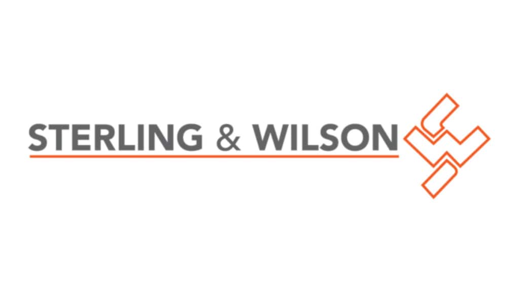 Sterling and Wilson share price today