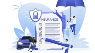 Insurance companies share price today