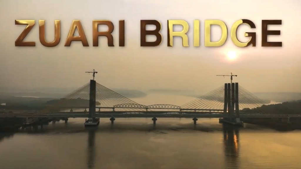Zuari bridge, Zuari Bridge news, Goa news, PM Modi Zuari bridge, Gadkari, narendra modi, nitin gadkari