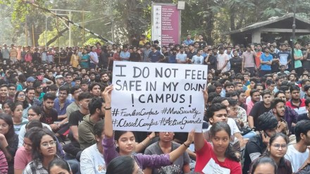 The alleged incident took place on the night of November 1, following which protests took place in the campus. (Photo: PTI)