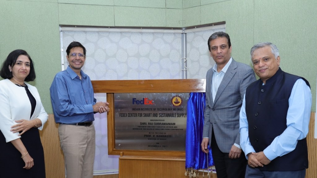 IIT Madras and FedEx join forces to launch CoE for smart and sustainable supply chains.