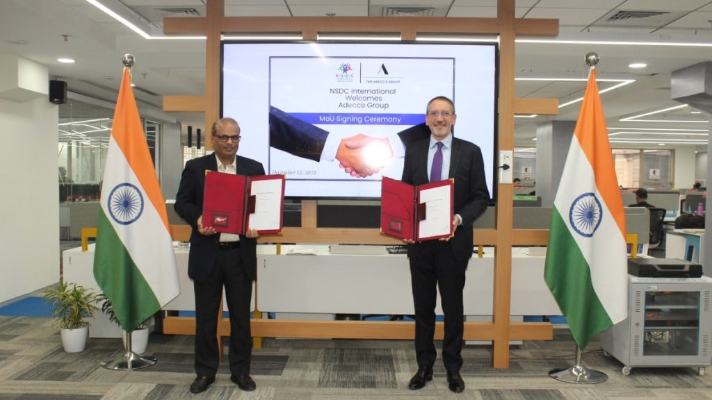 NSDC International and The Adecco Group join forces; aims to boost global job prospects for Indian talent.