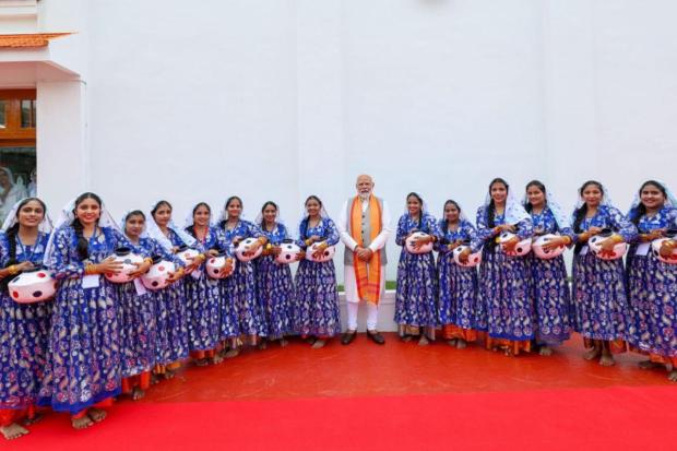 During his visit, Prime Minister Narendra Modi inaugurated and laid the foundation stones for development projects amounting to ₹1,150 crore in Lakshadweep. (Image/Narendra Modi/X)