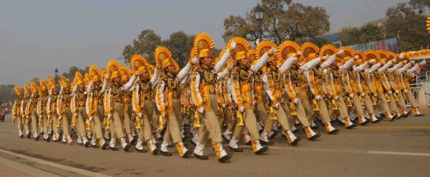 Glimpses of Full Dress Rehearsal of Republic Day Parade at Kartavya Path. (Ministry of Defence)