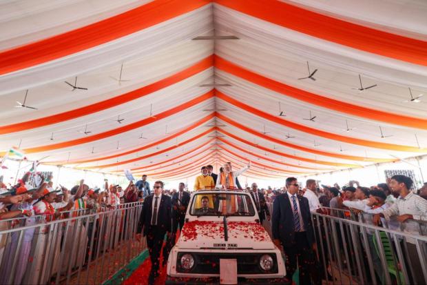 Notably, he launched the Kochi-Lakshadweep Islands Submarine Optical Fiber Connection (KLI-SOFC) initiative, aiming to address the challenge of slow internet speeds in the Union Territory. (Image/Narendra Modi/X)