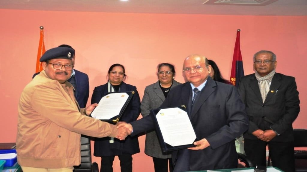 The MoU Signing Ceremony was attended by the Police personnel and Amity officials.